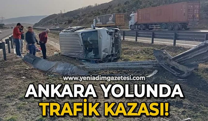 Ankara yolunda trafik kazası: 2 kişi yaralandı