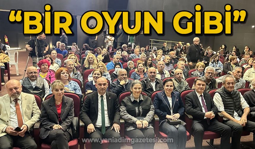 Zonguldak Belediye Sineması'nda yoğunluk: "Bir Oyun Gibi" sergilendi