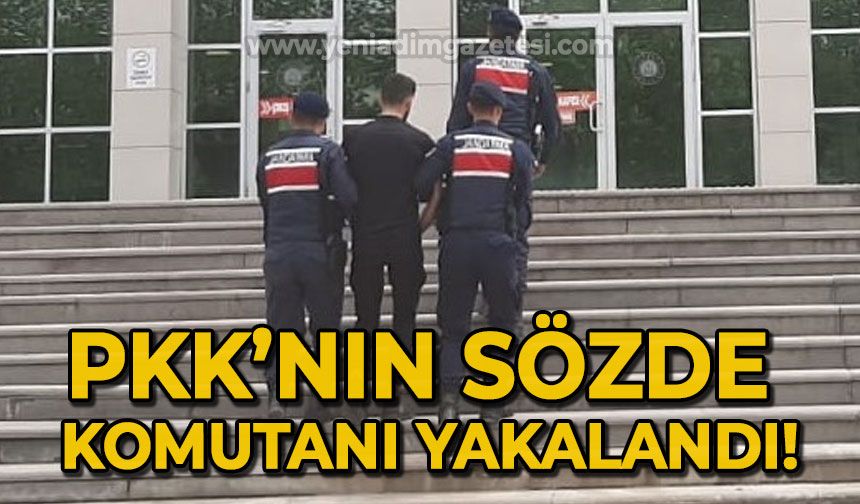 PKK'nın sözde üst düzey komutanı yakalandı!