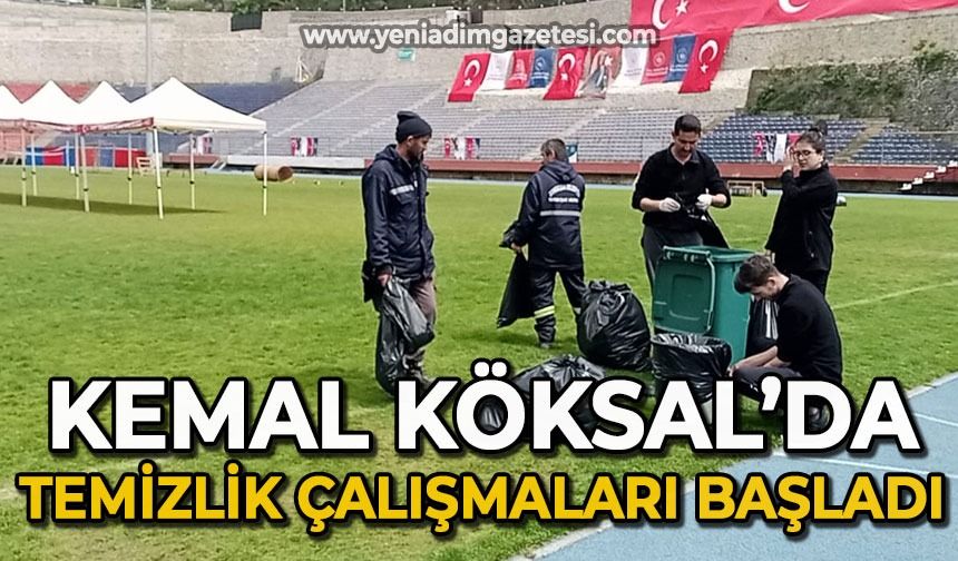 Kemal Köksal'da temizlik çalışmaları başladı