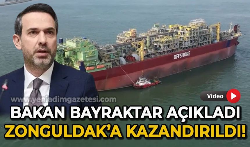 Bakan Alparslan Bayraktar açıkladı: Zonguldak'a kazandırıldı!