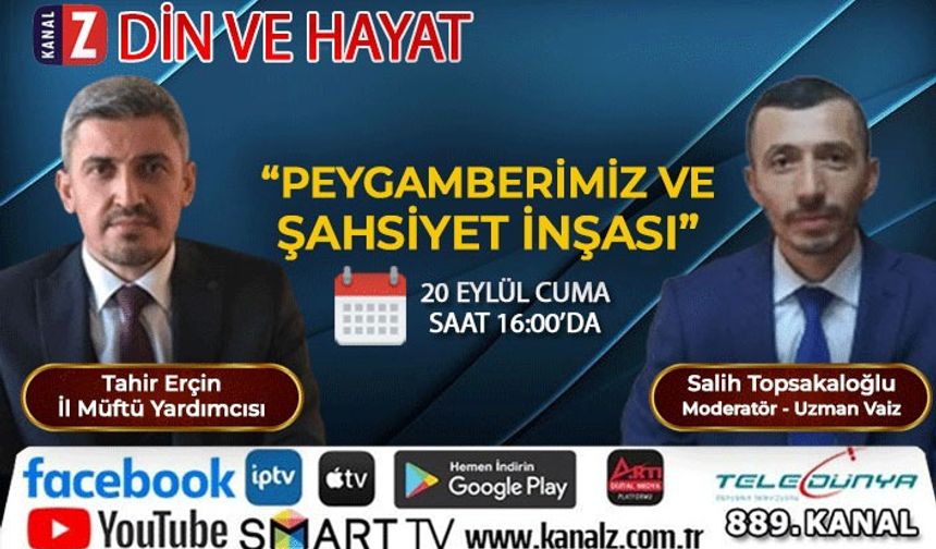 Din ve Hayat bugün KANAL Z ekranlarında