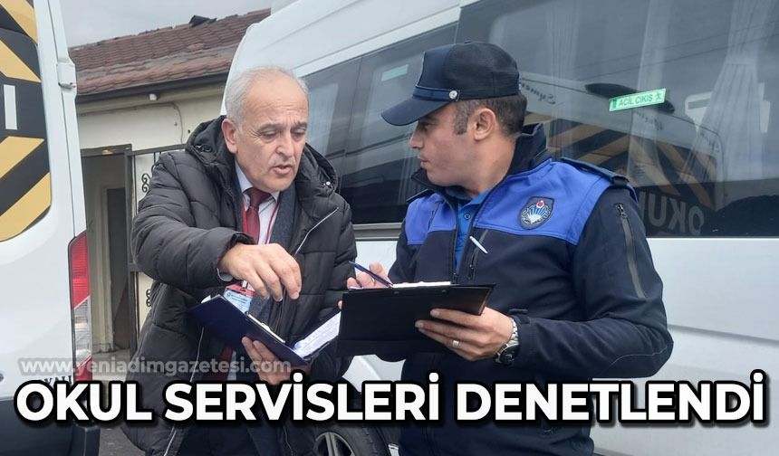 Okul servislerine sıkı denetim