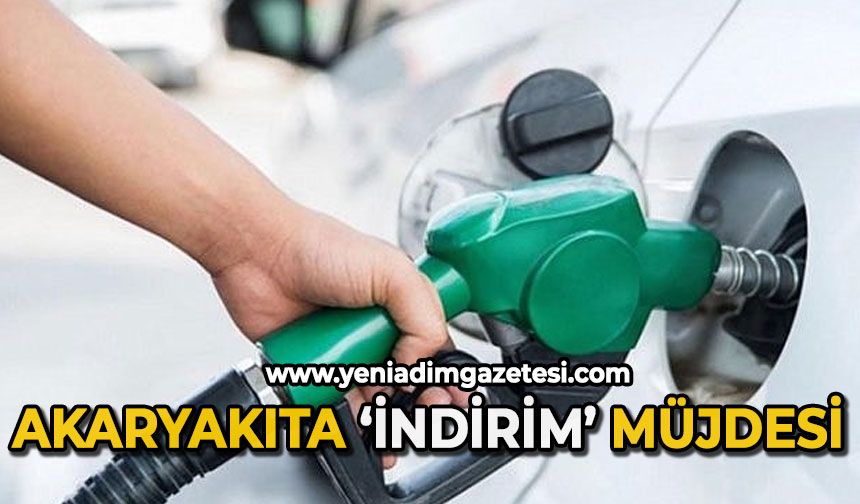 Akaryakıta indirim müjdesi