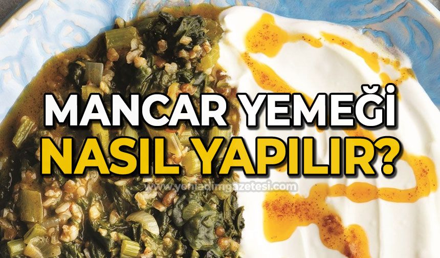 Mancar yemeği nasıl yapılır?