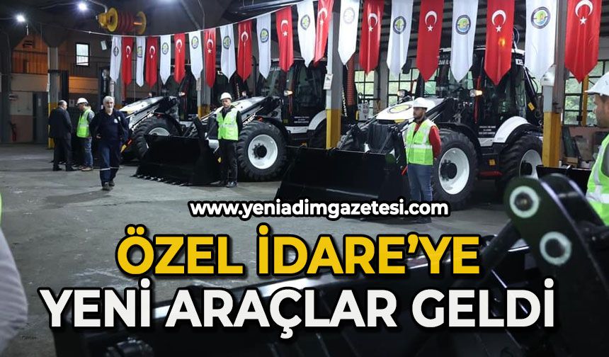 Özel İdare'ye yeni araçlar geldi