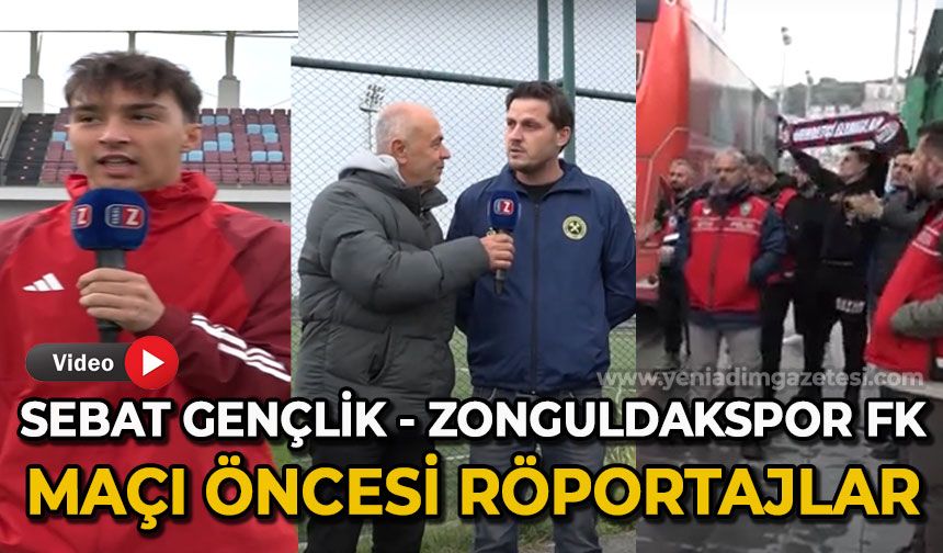 Sebat Gençlik - Zonguldakspor FK maçı öncesi röportajlar