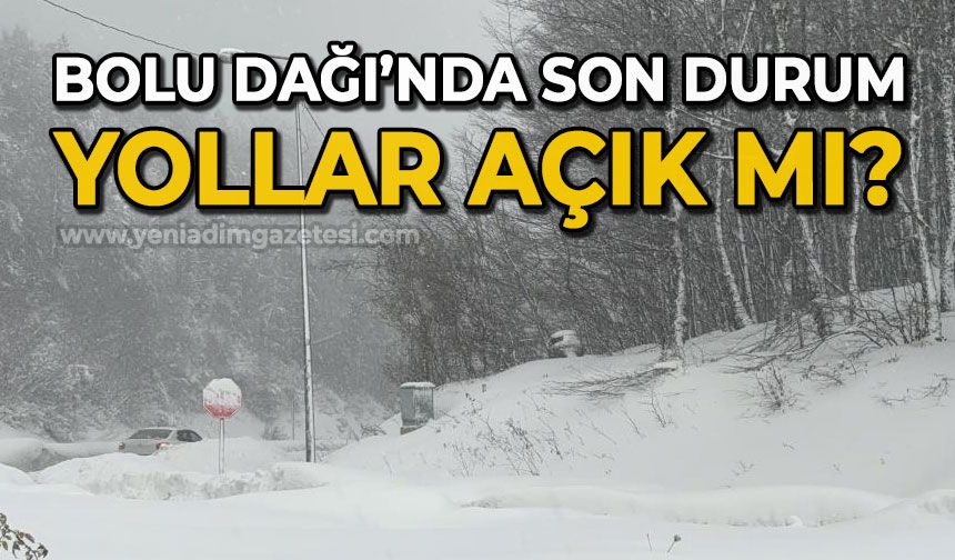 Bolu Dağı’nda kar yağışı etkili oluyor: Kar kalınlığı 40 santimetreyi aştı