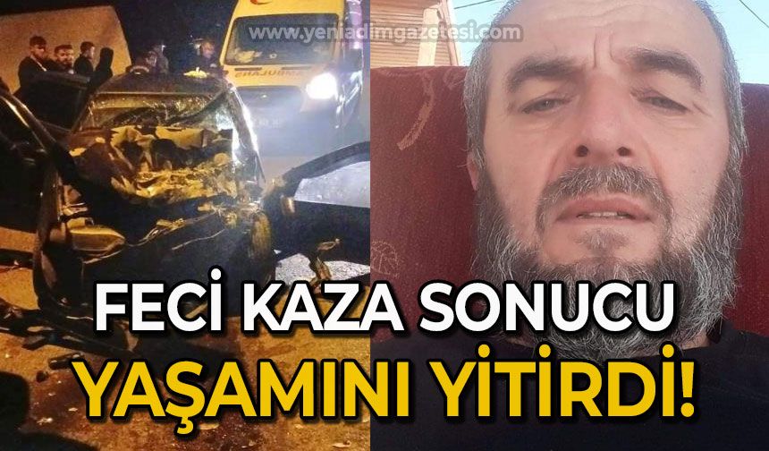 Kamyon ile çarpışan otomobilin sürücüsü hayatını kaybetti