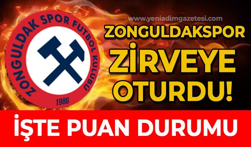 Zonguldakspor zirveye oturdu: Nesine 3. Lig 4. Grup'ta son puan durumu