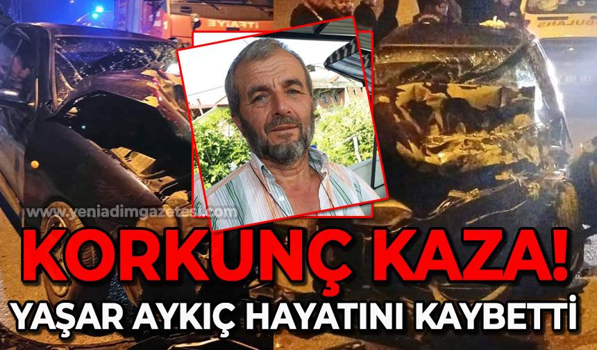 Korkunç kaza: Asım Aykıç hayatını kaybetti