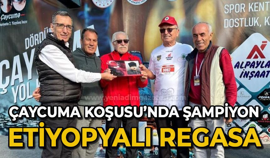 Çaycuma koşusunda şampiyon Etiyopyalı RegAsa oldu