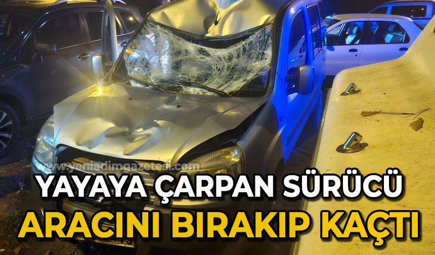 Yayaya çarpan sürücü aracını bırakıp kaçtı: Ekipler aracın içinde köpek buldu