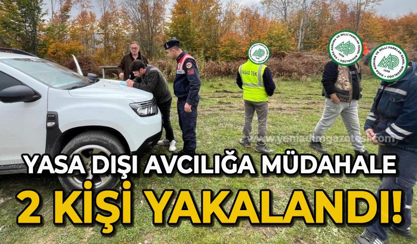 Yasa dışı avcılığa müdahale: 2 kişiye idari yaptırım uygulandı