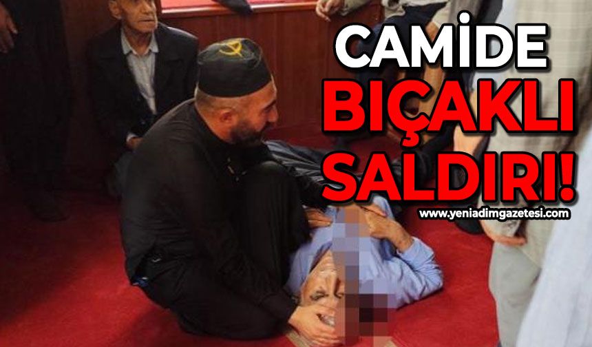 Camide bıçaklı saldırıya uğrayan kişi ağır yaralandı