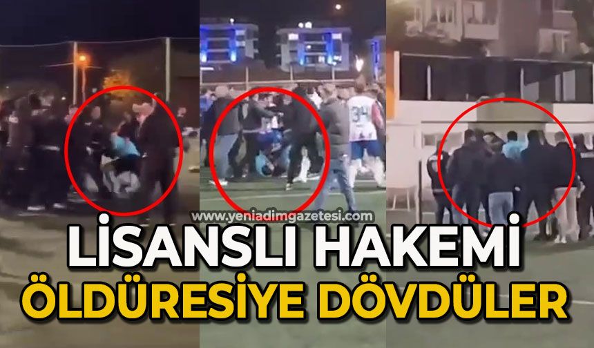 Turnuvada lisanslı hakem öldüresiye darp edildi