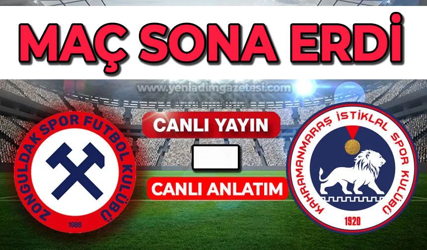 Zonguldakspor FK - Kahramanmaraş İstiklalspor  | Canlı Anlatım