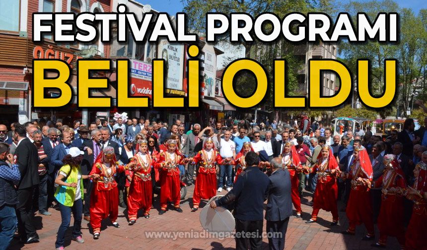Festival program açıklandı