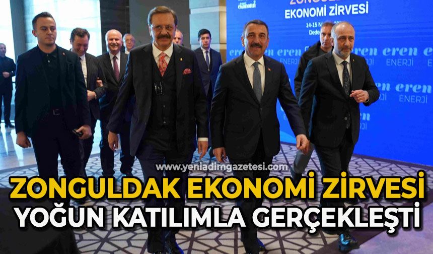 Zonguldak Ekonomi Zirvesi yoğun katılımla gerçekleşti