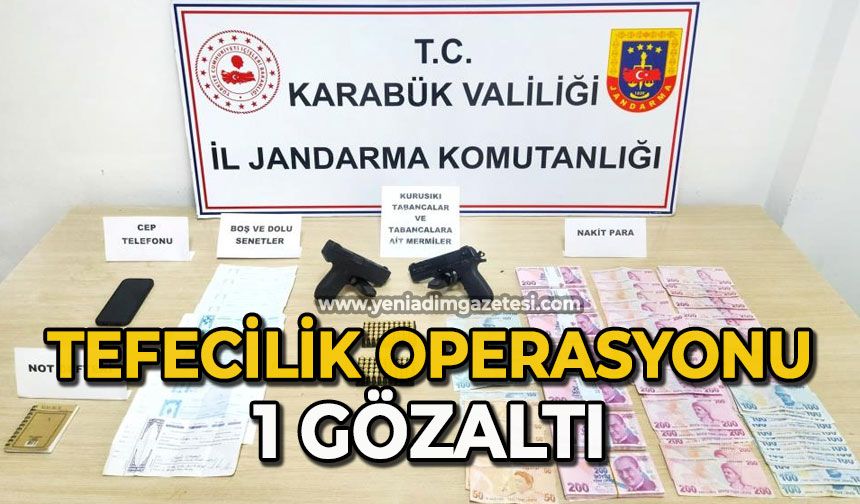 Tefecilik operasyonu: 1 gözaltı