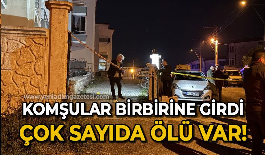 Komşular arasında silahlı kavga: Çok sayıda ölü ve yaralı var