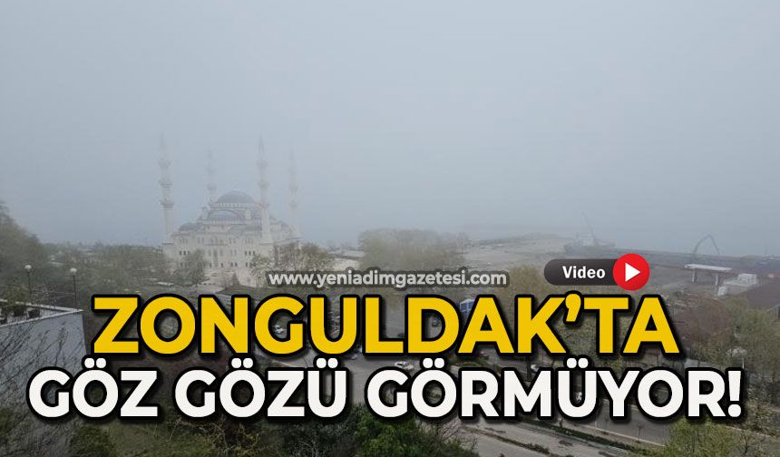 Zonguldak'ta yoğun sis etkili oldu