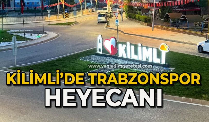 Kilimli'de Trabzonspor heyecanı