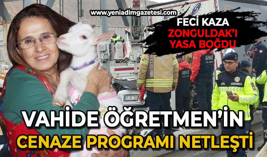 İstanbul'da feci kaza Zonguldak'ı derinden üzdü: Vahide Kalyoncu'nun cenaze programı belli oldu