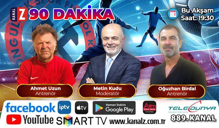 90 Dakika 14 Nisan Pazartesi KANAL Z ekranlarında