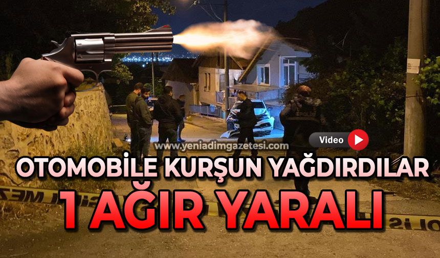 Otomobile kurşun yağdırdılar: 1 ağır yaralı