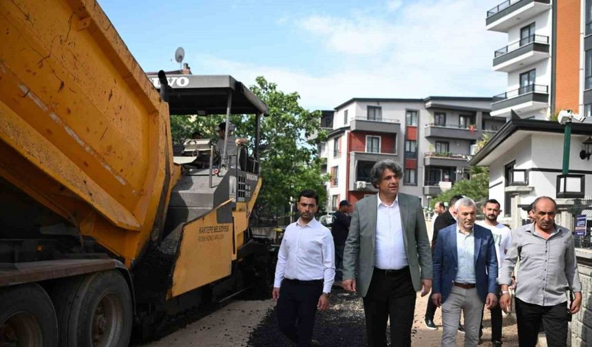 Mahalleye 250 ton asfalt