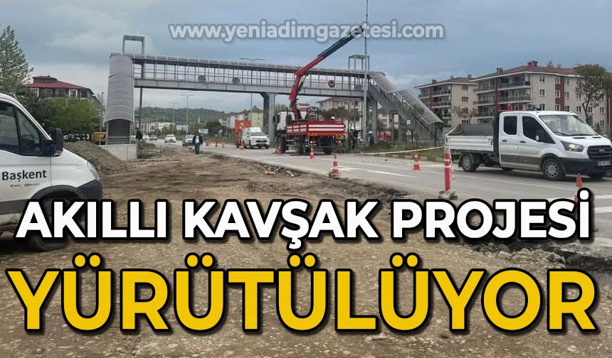 Akıllı Kavşak Projesi yürütülüyor