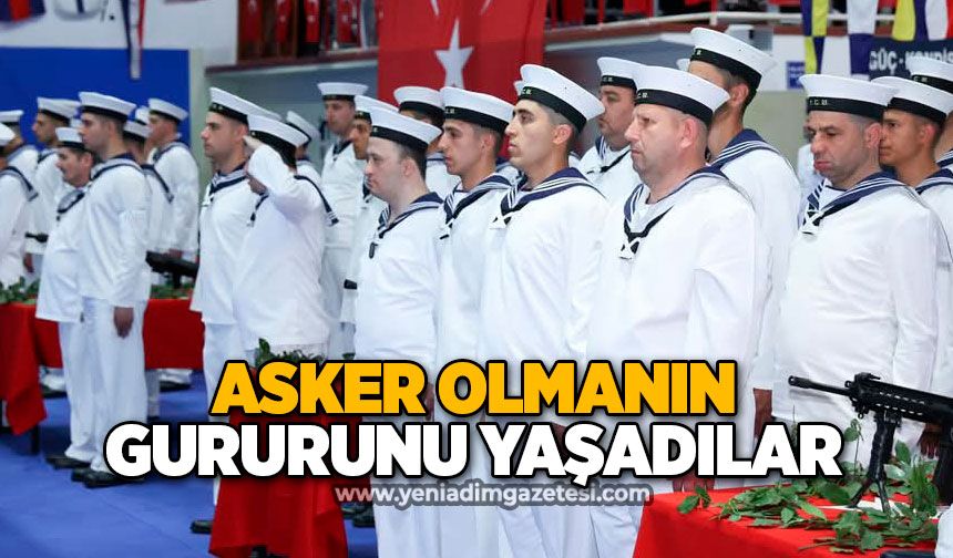 Asker olmanın gururunu yaşadılar