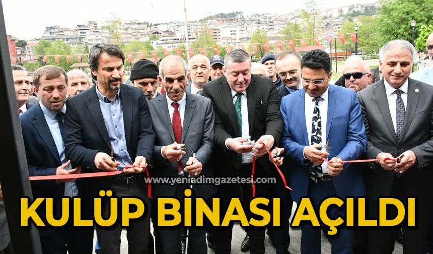 Kulüp binası açıldı