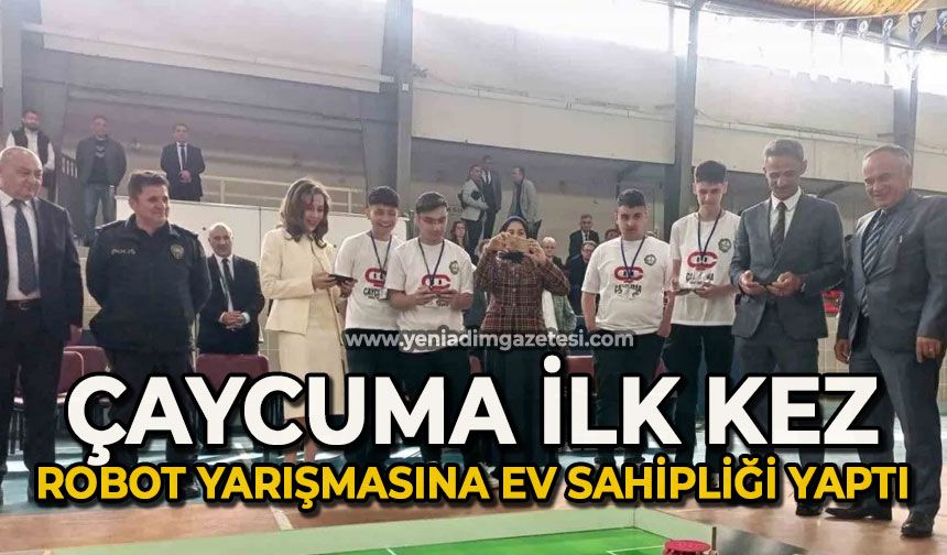 Çaycuma ilk kez Robot Yarışmasına ev sahipliği yaptı