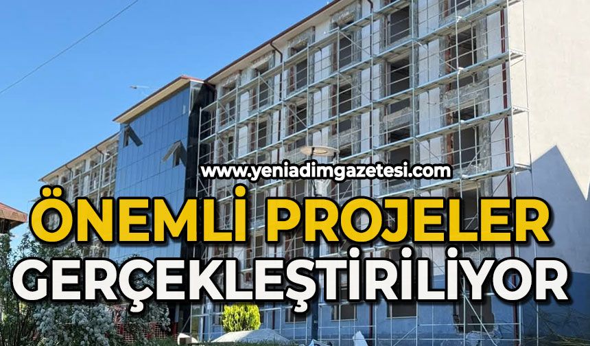 Çalışmalar sürüyor: Önemli projeler gerçekleştiriliyor