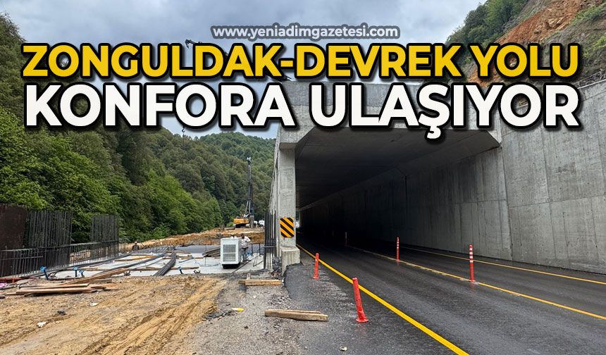 Zonguldak-Devrek yolu konfora kavuşuyor