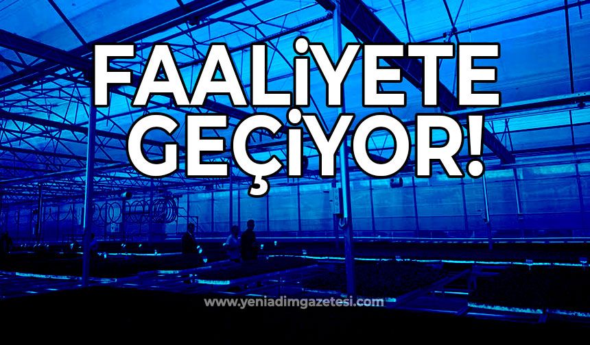 Organize Sera Bölgesi faaliyete geçiyor