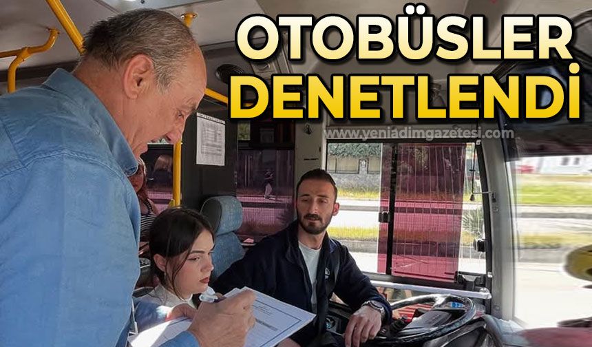 Otobüsler denetlendi