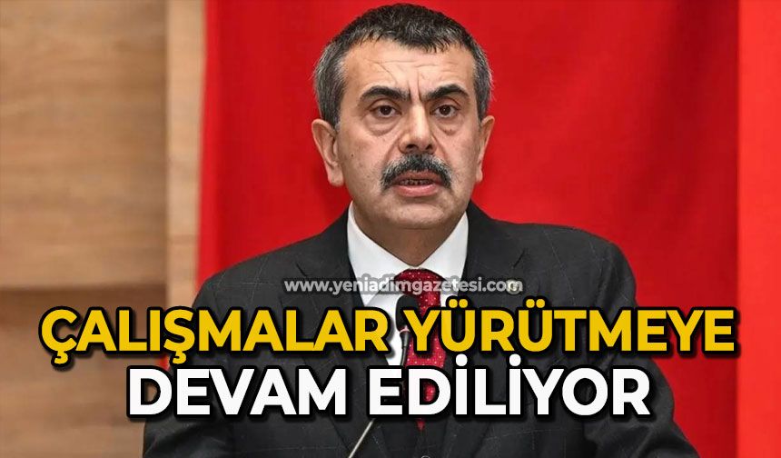 Çalışmalar yürütmeye devam ediliyor