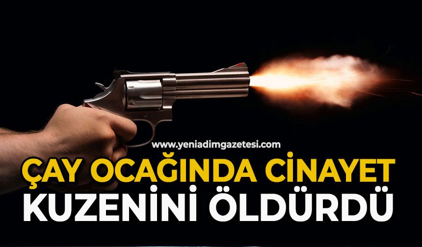 Çay ocağında cinayet: Kuzenini öldürdü