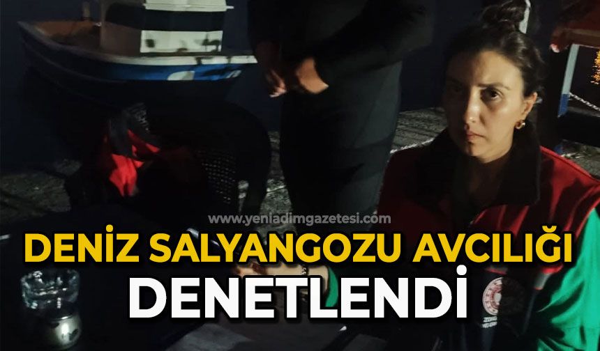 Deniz salyangozu avcılığı denetlendi