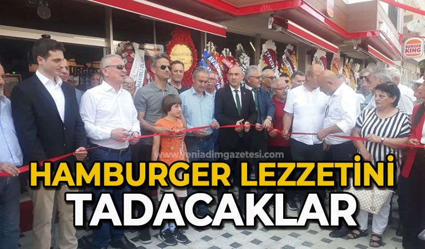 Hamburger lezzetini tadacaklar