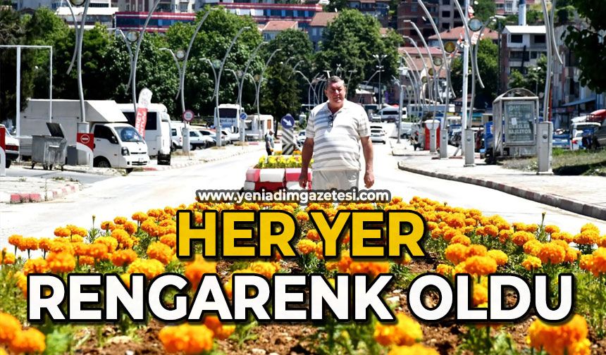 Her yer rengarenk oldu