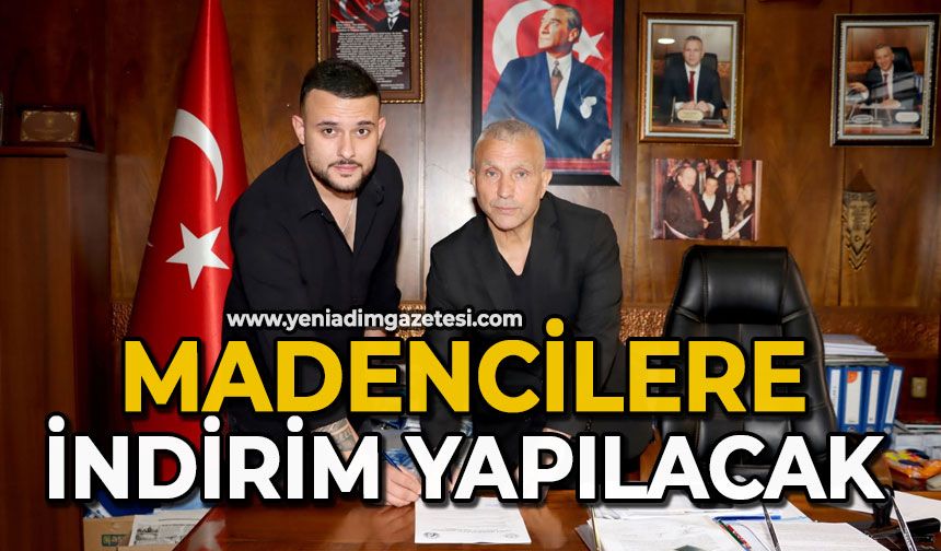 Madencilere indirim yapılacak
