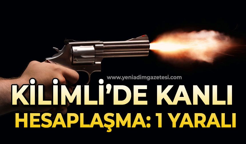 Kilimli'de kanlı hesaplaşma: 1 yaralı
