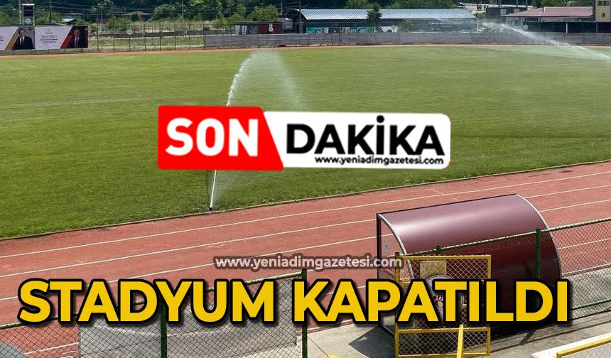 Stadyum kapatıldı!