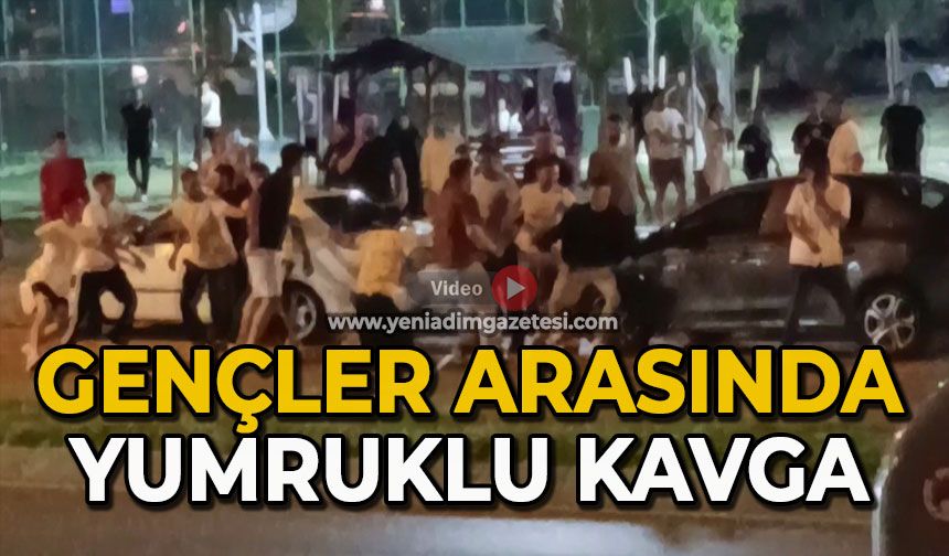 Gençler arasında yumruklu kavga