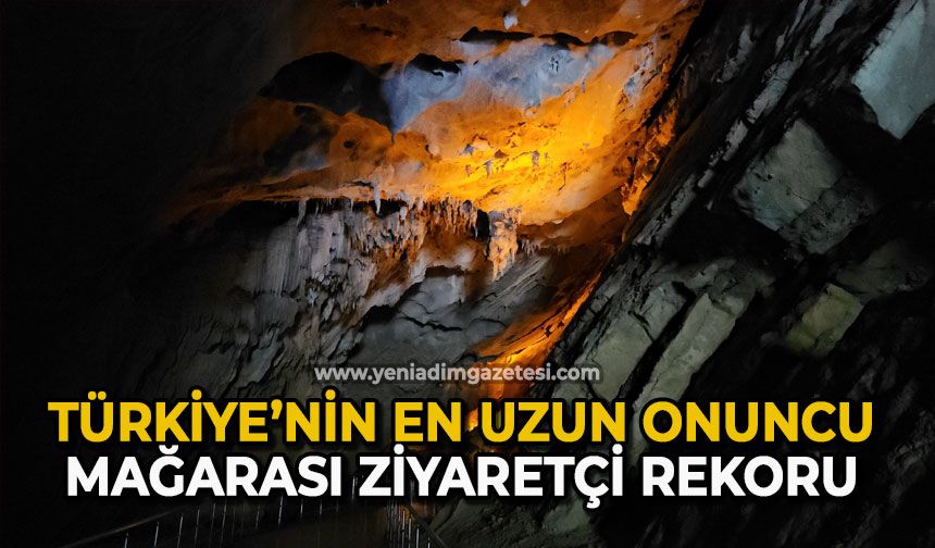 Türkiye’nin en uzun onuncu mağarası ziyaretçi rekoru