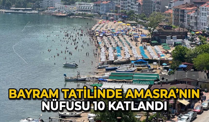 Bayram tatilinde Amasra’nın nüfusu 10 katlandı